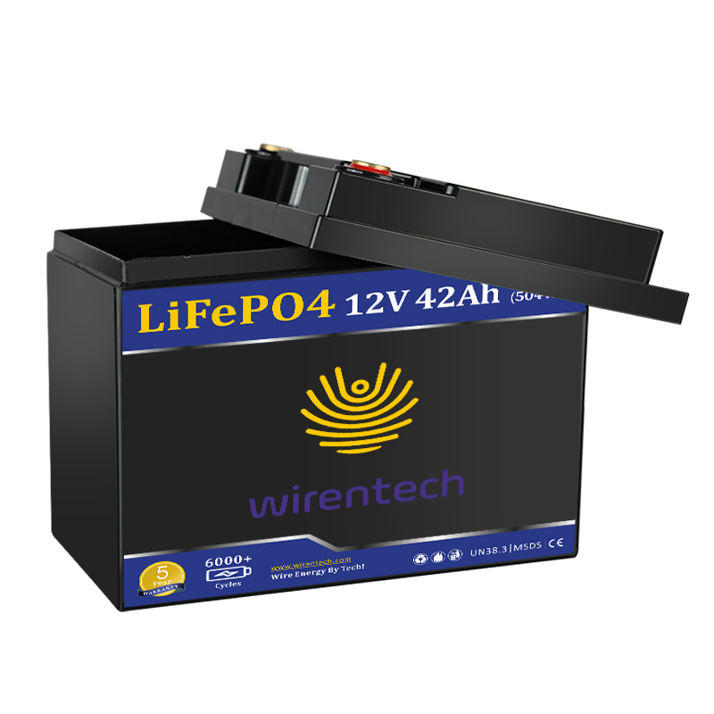 Batterie au lithium 12V 50Ah pour batterie de stockage solaire Cellule au lithium-ion 50ah Lifepo4 Batterie à cycle profond Cellules au lithium-fer-phosphate