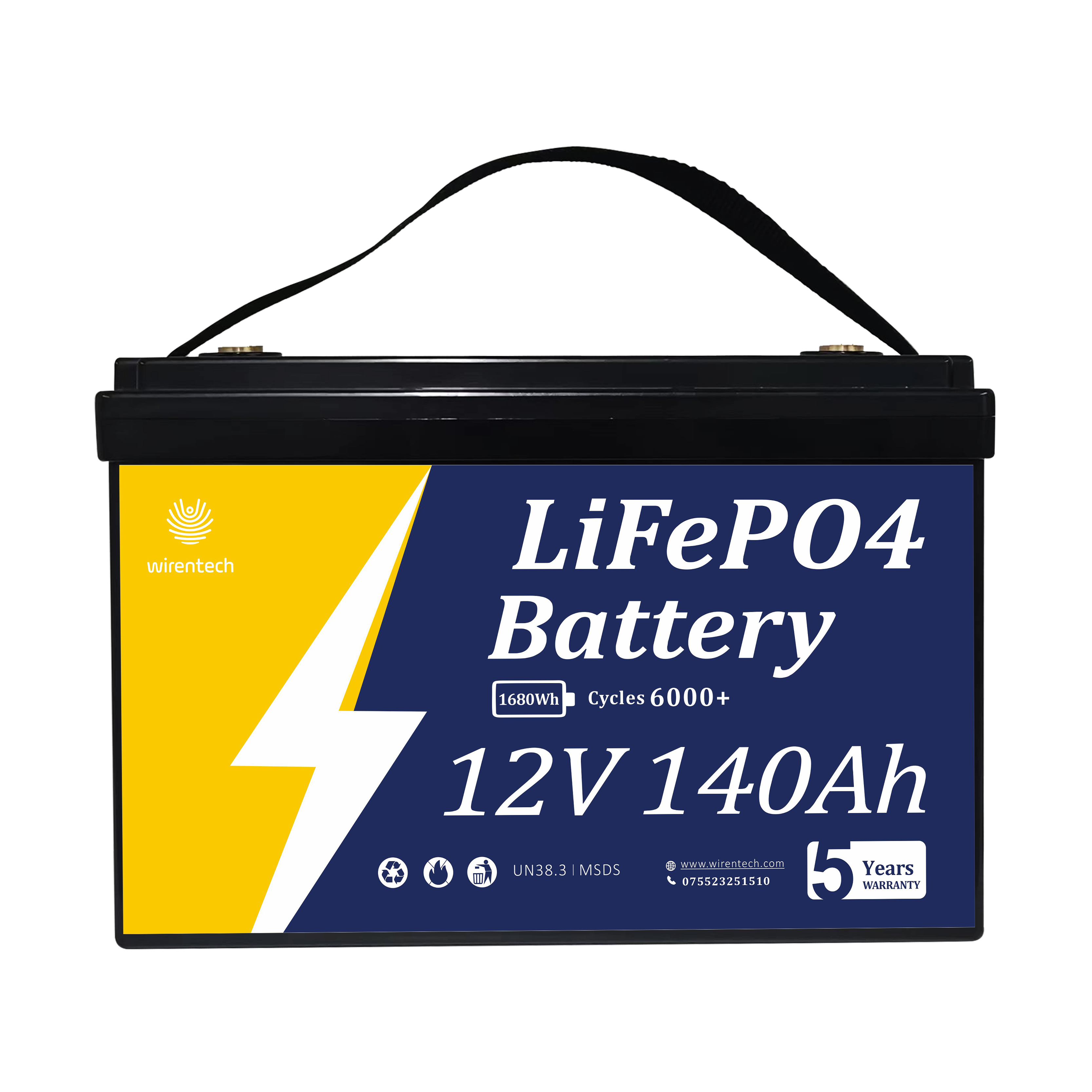 Personnalisez la batterie au lithium haute performance du groupe 31.